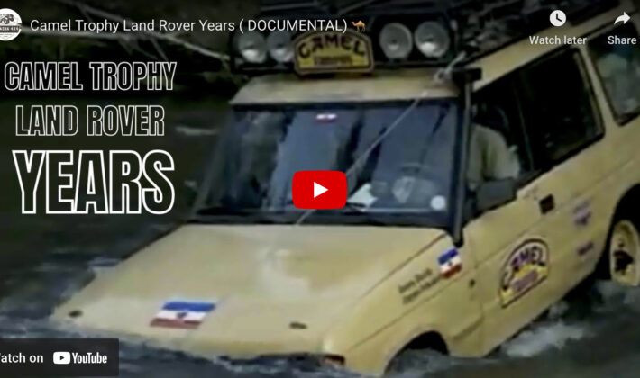 video cover image of a Land Rover Discovery 1 driving in water