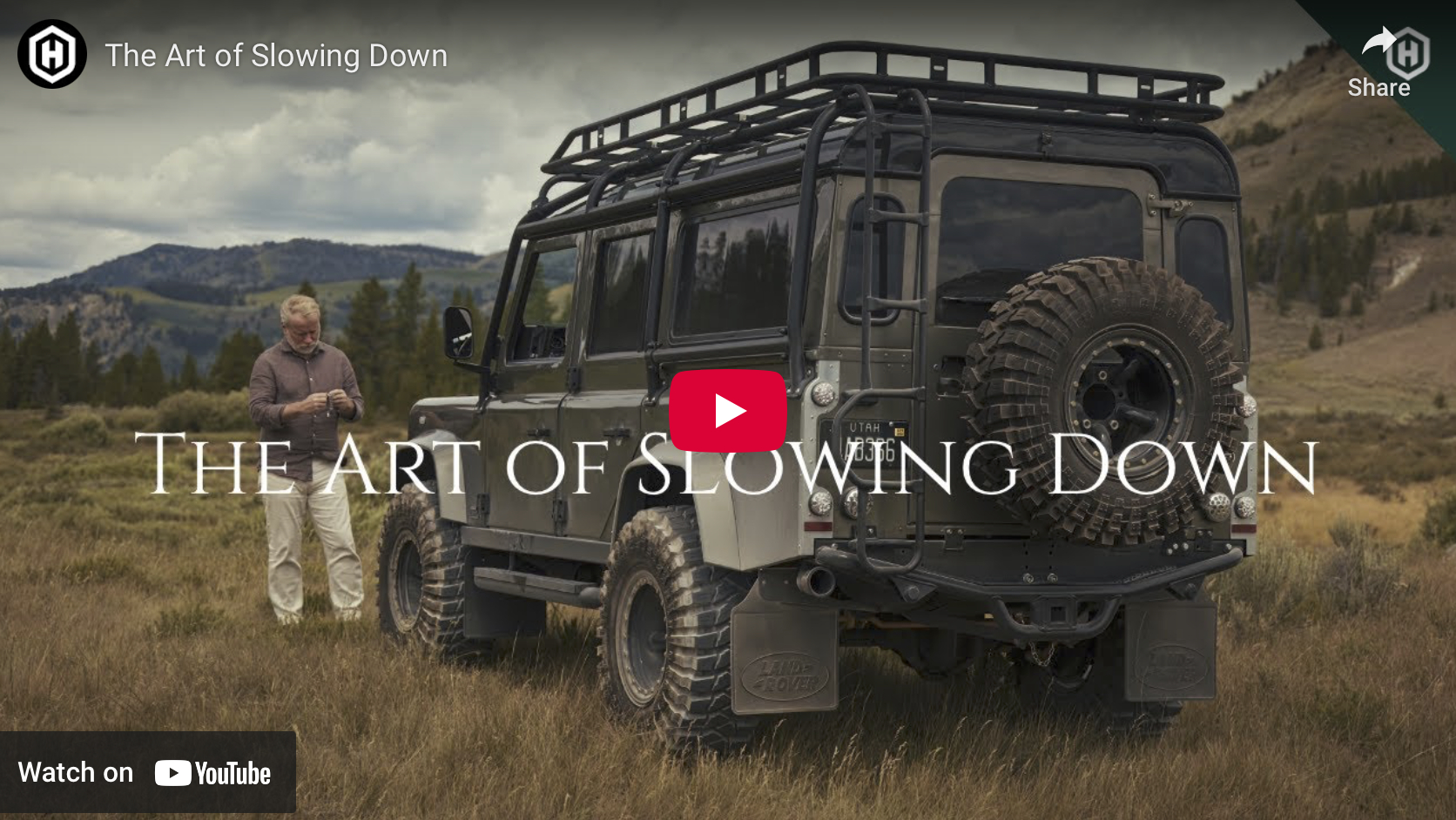 Video: An Appreciation of the Finer Things in The Art of Slowing Down ...