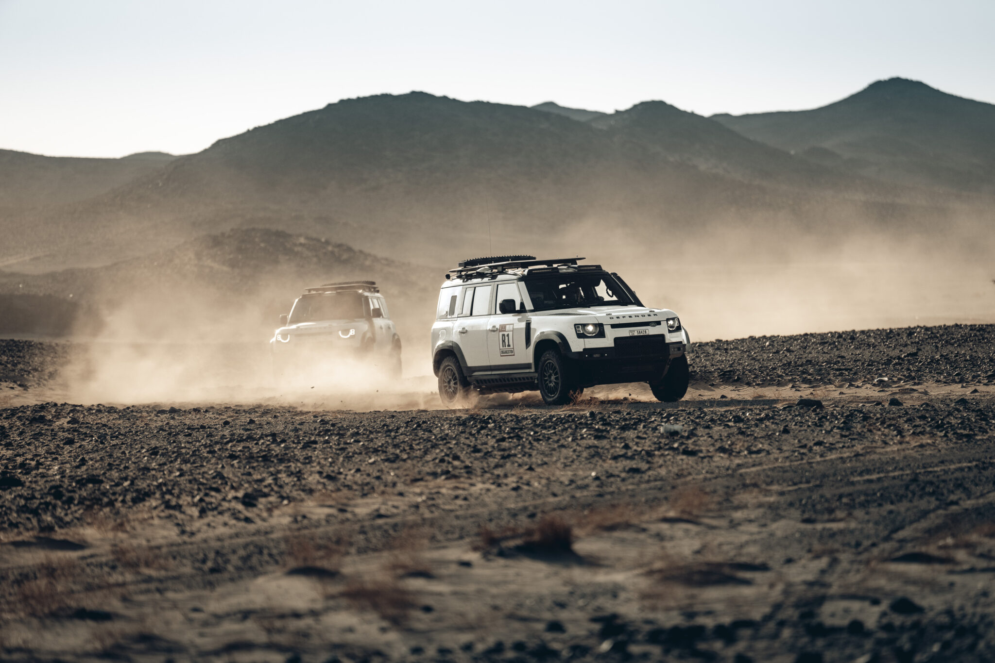 Defenders Custom Rally Defenders Explore and Define Dakar Rally Route - Rover Overland