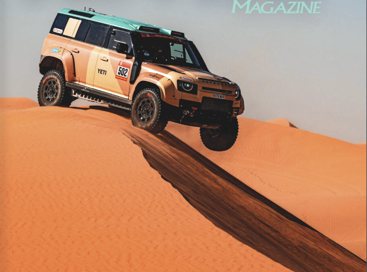 2026 Dakar Stock Class winner Rokas Baciuska/Oriol Vidal dominated in the new Defender D7X-R. Photo credit: Matteo Gebbia, Edophoto.