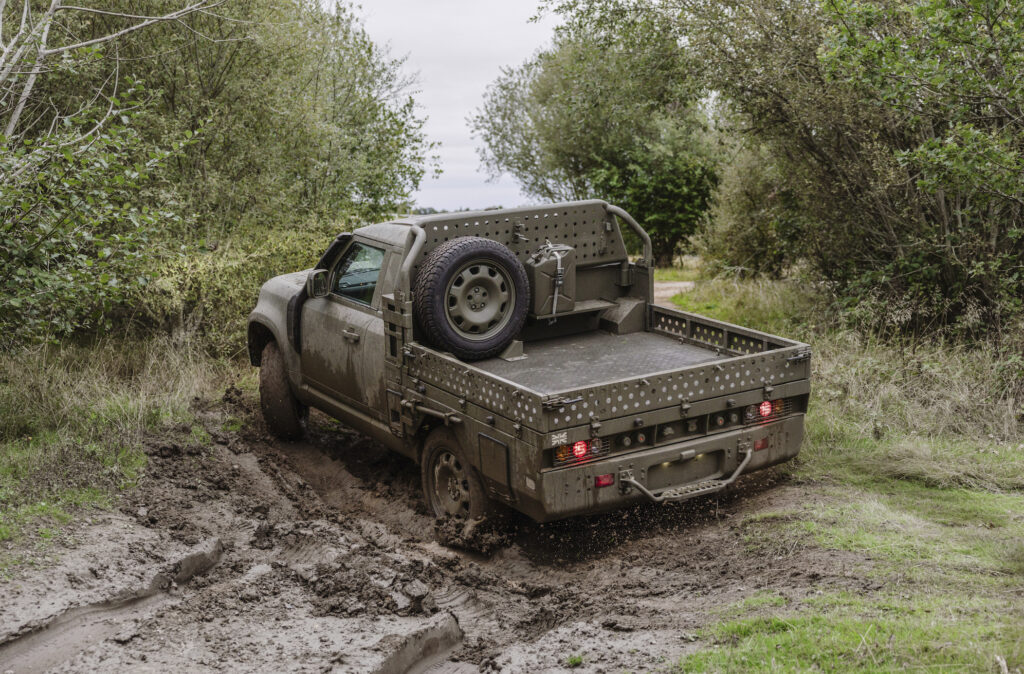 Land Rover Defender military wolf series truck